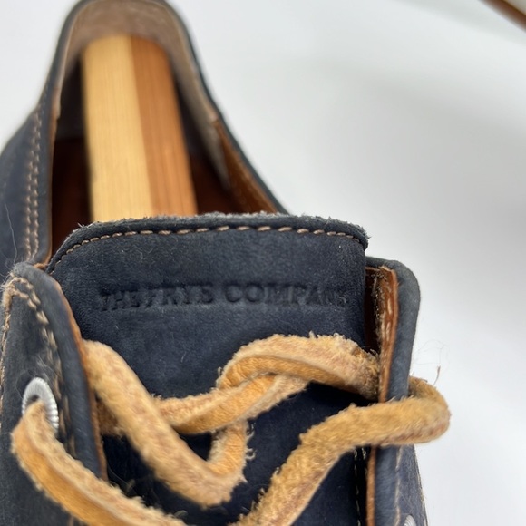 FRYE MEN’S NORFOLK DECK SHOES INDIGO SUNWASH NUBUCK LEATHER SZ 11.5 - Picture 8 of 11